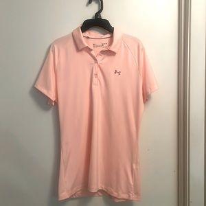 Under armour fitted heat gear shirt—women’s golf